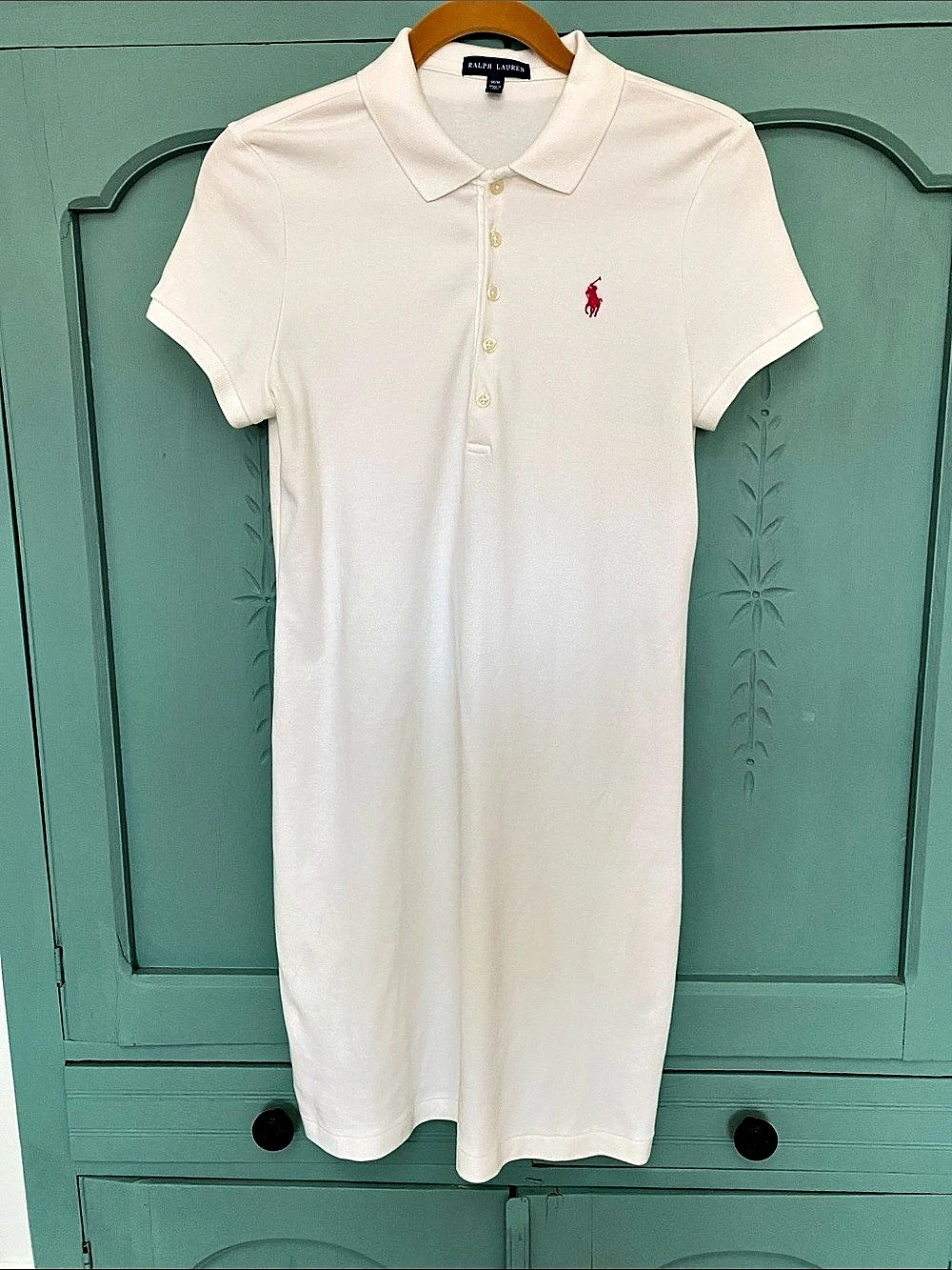 Ralph Lauren Polo Mini Dress White Size Medium